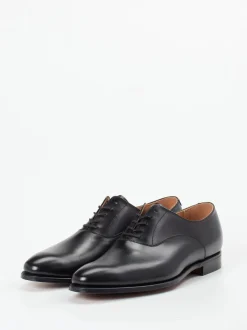 Crockett & Jones – Oxford aus Kalbleder Schwarz