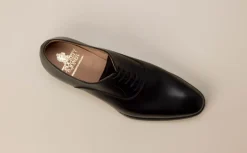 Crockett & Jones – Oxford aus Kalbleder Schwarz