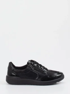 Cypres Soft – Komfort-Sneaker aus Stretchleder Schwarz