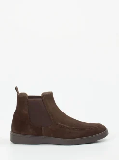 Daniel Kenneth – Chelsea Boots aus Veloursleder braun