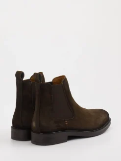Daniel Kenneth – Chelsea Boots aus Veloursleder dunkelbraun