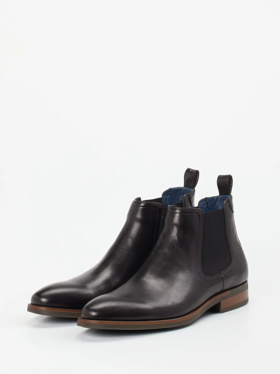 Daniel Kenneth – Chelsea Boots aus Fettleder Schwarz
