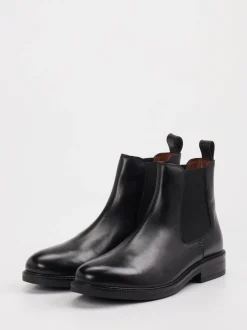 Daniel Kenneth – Chelsea Boots aus Leder schwarz