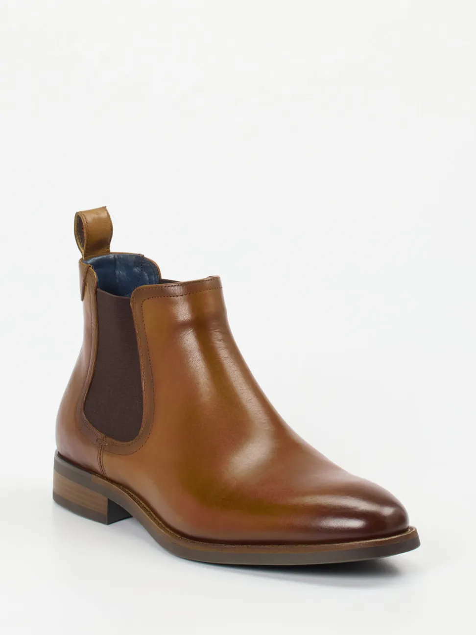 Daniel Kenneth – Chelsea Boot aus Fettleder cognacbraun
