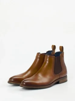 Daniel Kenneth – Chelsea Boot aus Fettleder cognacbraun