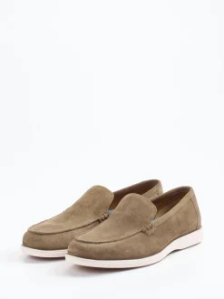 Daniel Kenneth – Loafer aus Veloursleder in Sandbeige