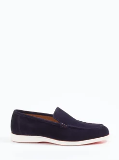 Daniel Kenneth – Loafer aus Veloursleder Dunkelblau