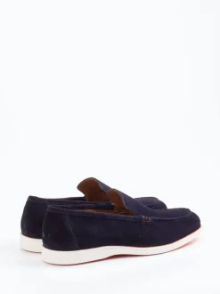 Daniel Kenneth – Loafer aus Veloursleder Dunkelblau