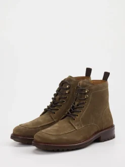 Daniel Kenneth – Schnürboots aus Veloursleder braun