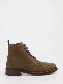 Daniel Kenneth – Schnürboots aus Veloursleder braun