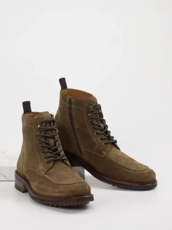 Daniel Kenneth – Schnürboots aus Veloursleder braun