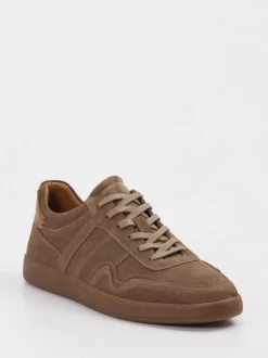 Daniel Kenneth – Sneaker aus Veloursleder in Taupe
