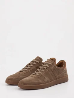 Daniel Kenneth – Sneaker aus Veloursleder in Taupe