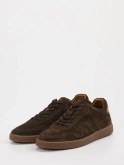 Daniel Kenneth – Sneaker aus Veloursleder Dunkelbraun