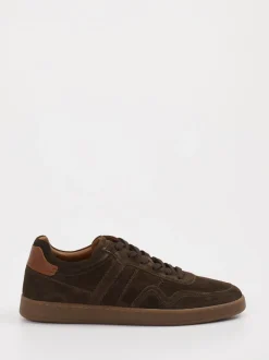 Daniel Kenneth – Sneaker aus Veloursleder Dunkelbraun