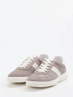 Daniel Kenneth – Sneaker aus Veloursleder taupe