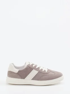 Daniel Kenneth – Sneaker aus Veloursleder taupe