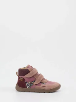 develab – High-Top Sneaker aus Kalbleder altrosa
