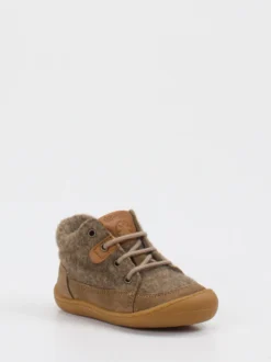 develab – Kinder-Boots aus Veloursleder und Wollfilz