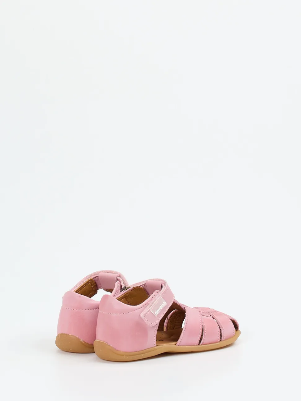 develab – Kindersandale aus Kalbleder in Rosa