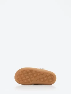 develab – Klett-Boots aus geprägtem Leder beige