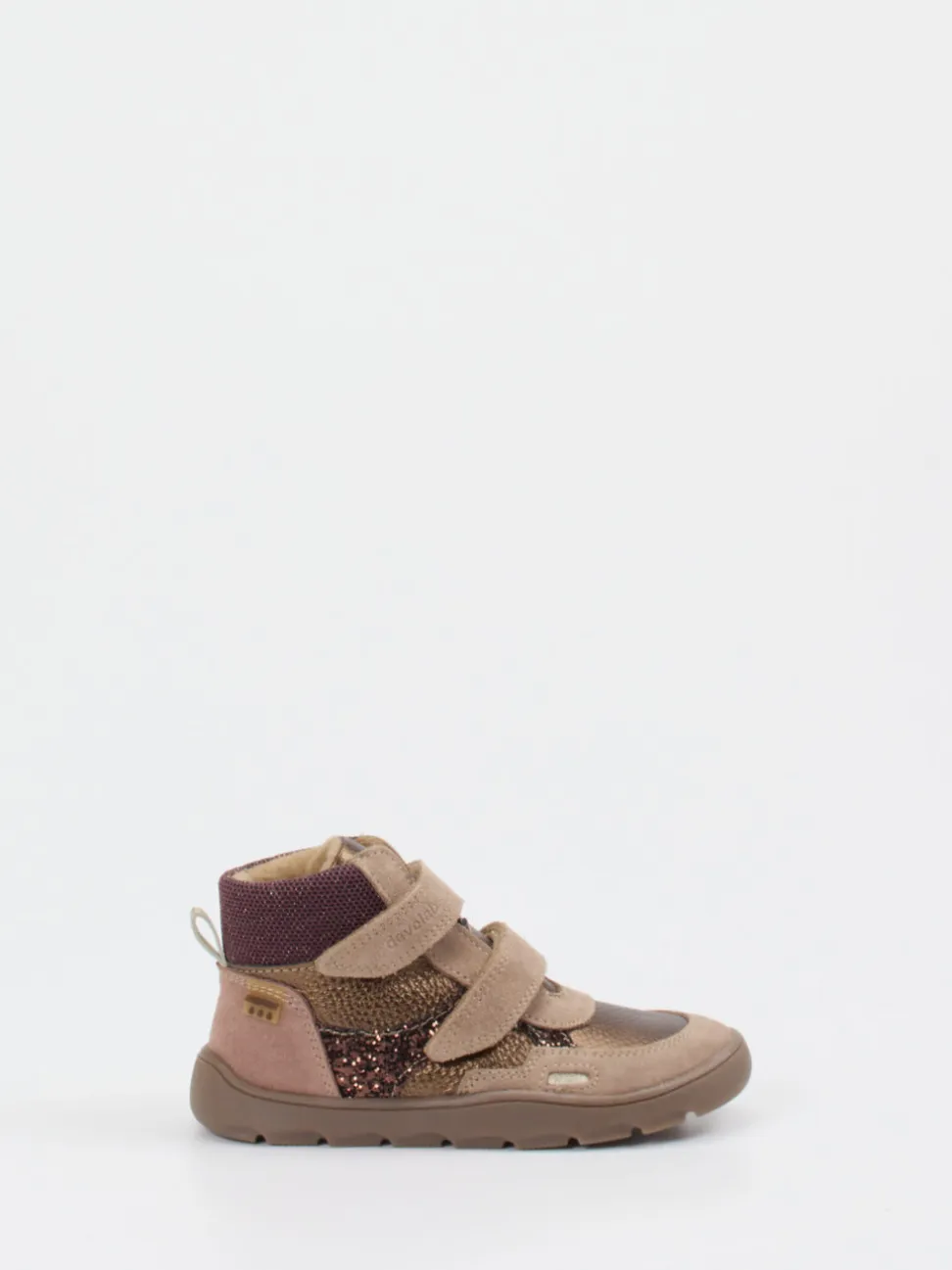 develab – Mid-Cut Sneaker aus Veloursleder braun