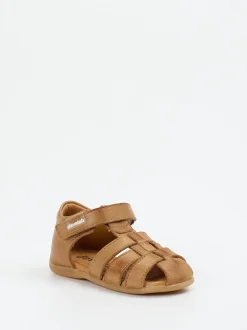 develab – Sandalen aus Kalbleder cognacbraun