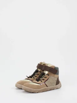 develab – Stiefeletten aus Veloursleder braun
