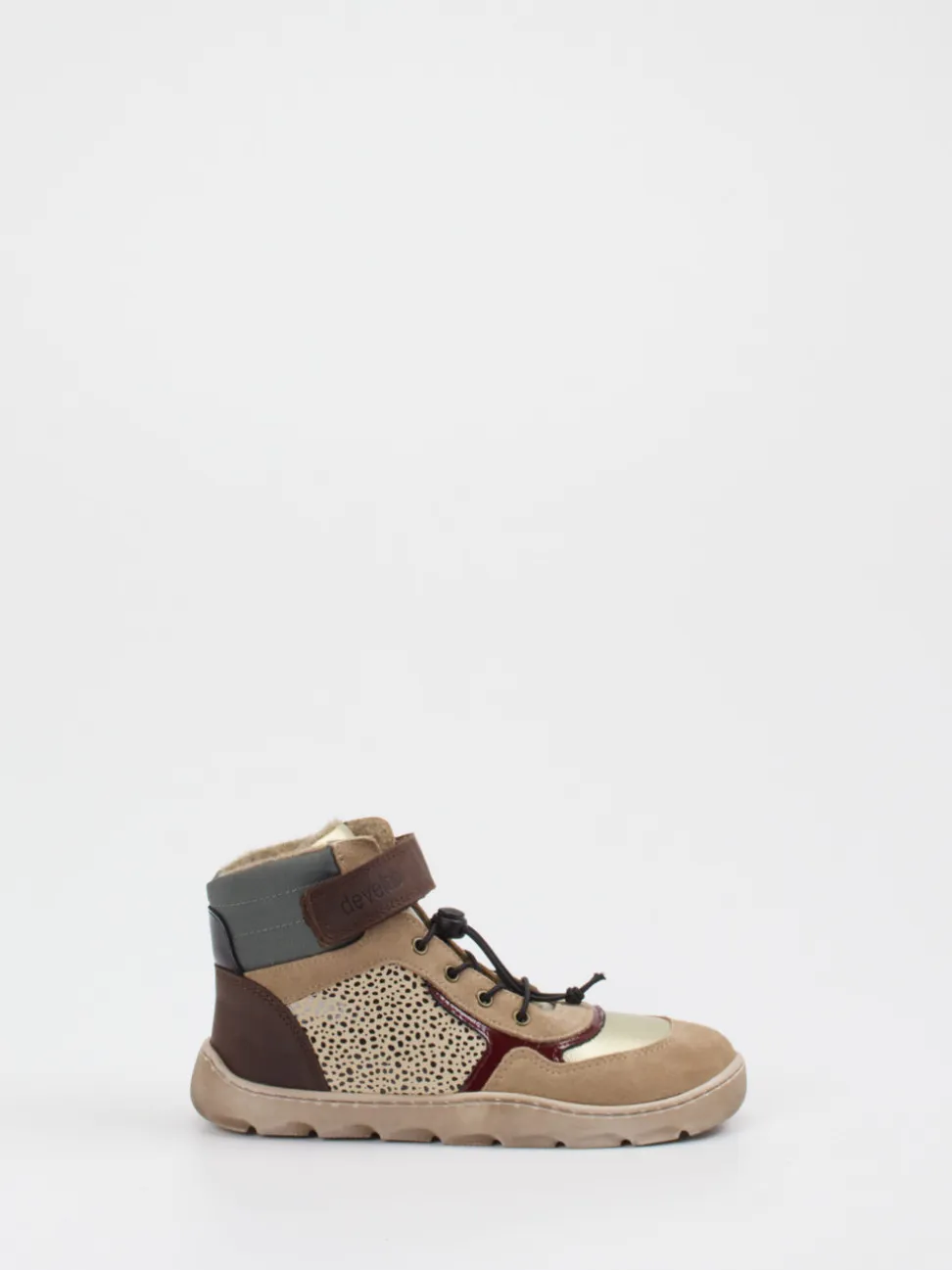 develab – Stiefeletten aus Veloursleder braun