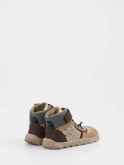 develab – Stiefeletten aus Veloursleder braun