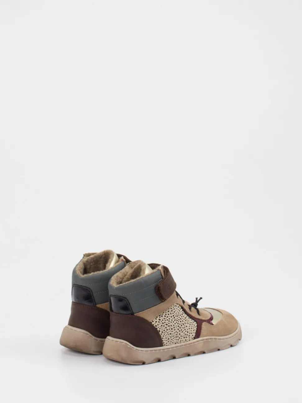 develab – Stiefeletten aus Veloursleder braun