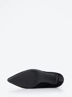 Di Lauro – Ankle Boots aus Veloursleder schwarz