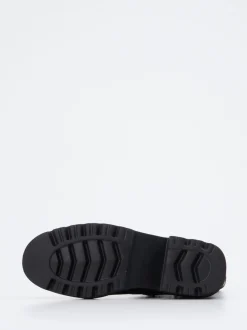 Di Lauro – Biker-Stiefelette aus Leder schwarz