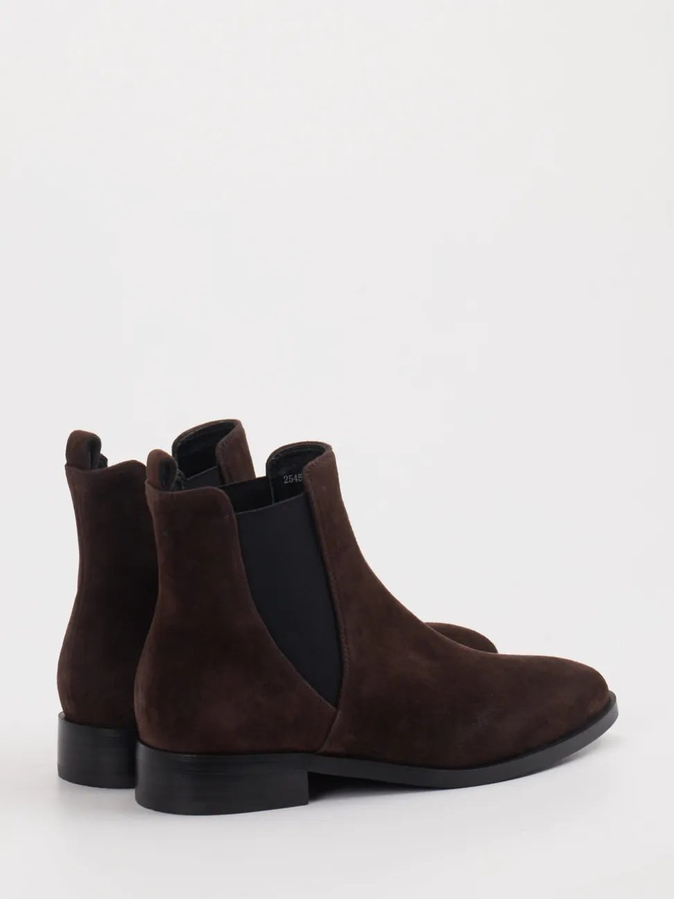 Di Lauro – Chelsea Boots aus Veloursleder dunkelbraun