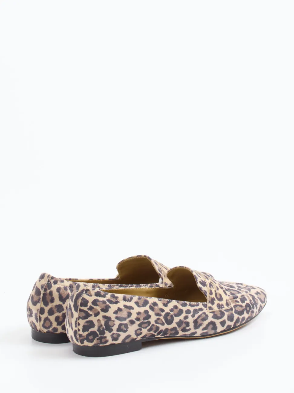 Di Lauro – Loafer aus geprägtem Leder in Leoprint
