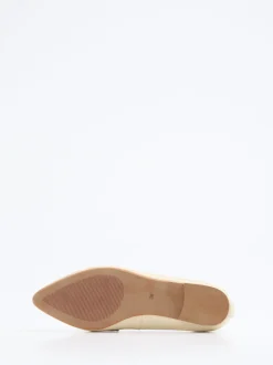 Di Lauro – Loafer aus Lackleder in Cremebeige