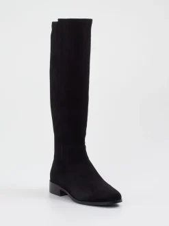 Di Lauro – Stiefel aus Veloursleder schwarz