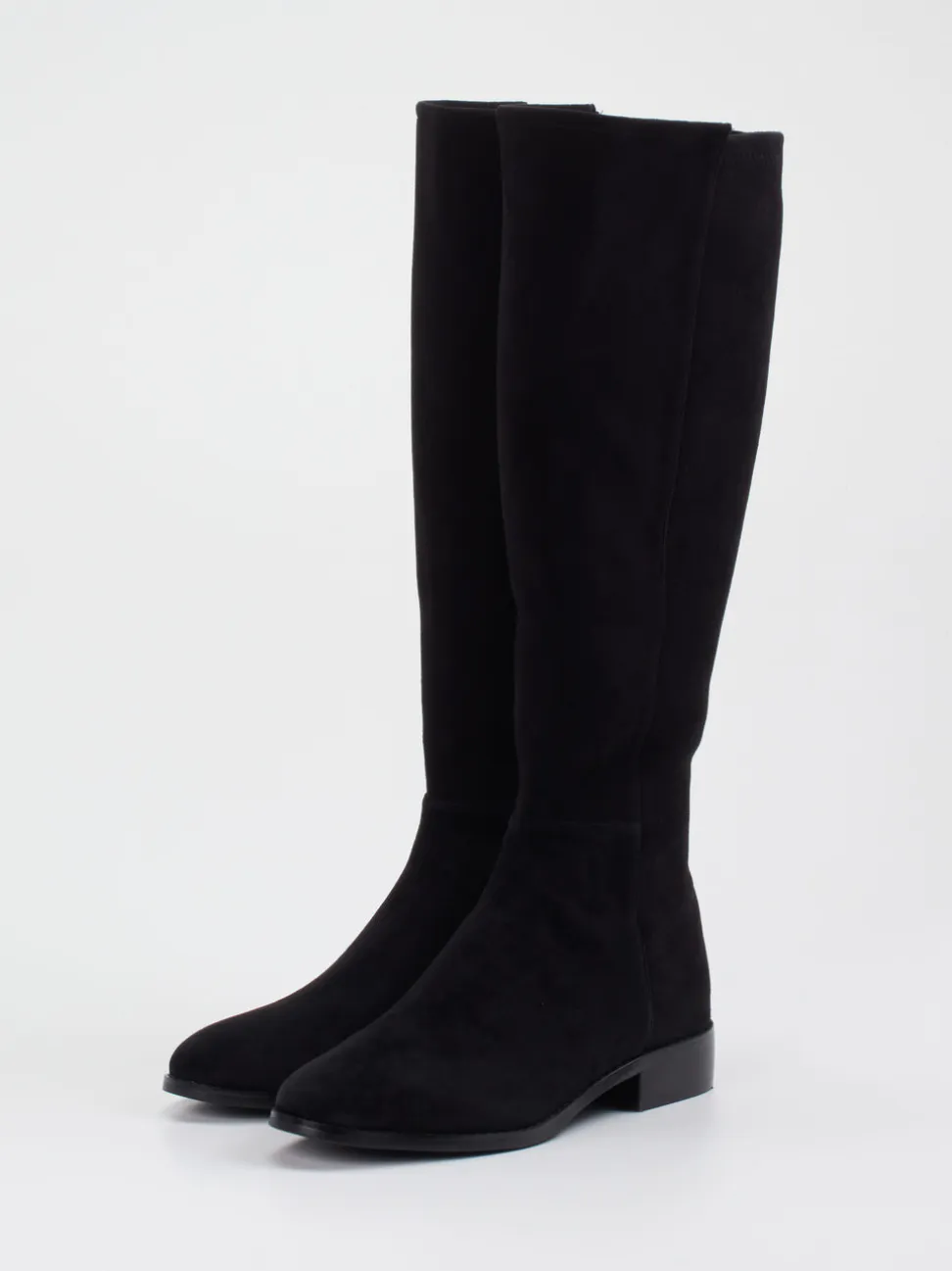 Di Lauro – Stiefel aus Veloursleder schwarz