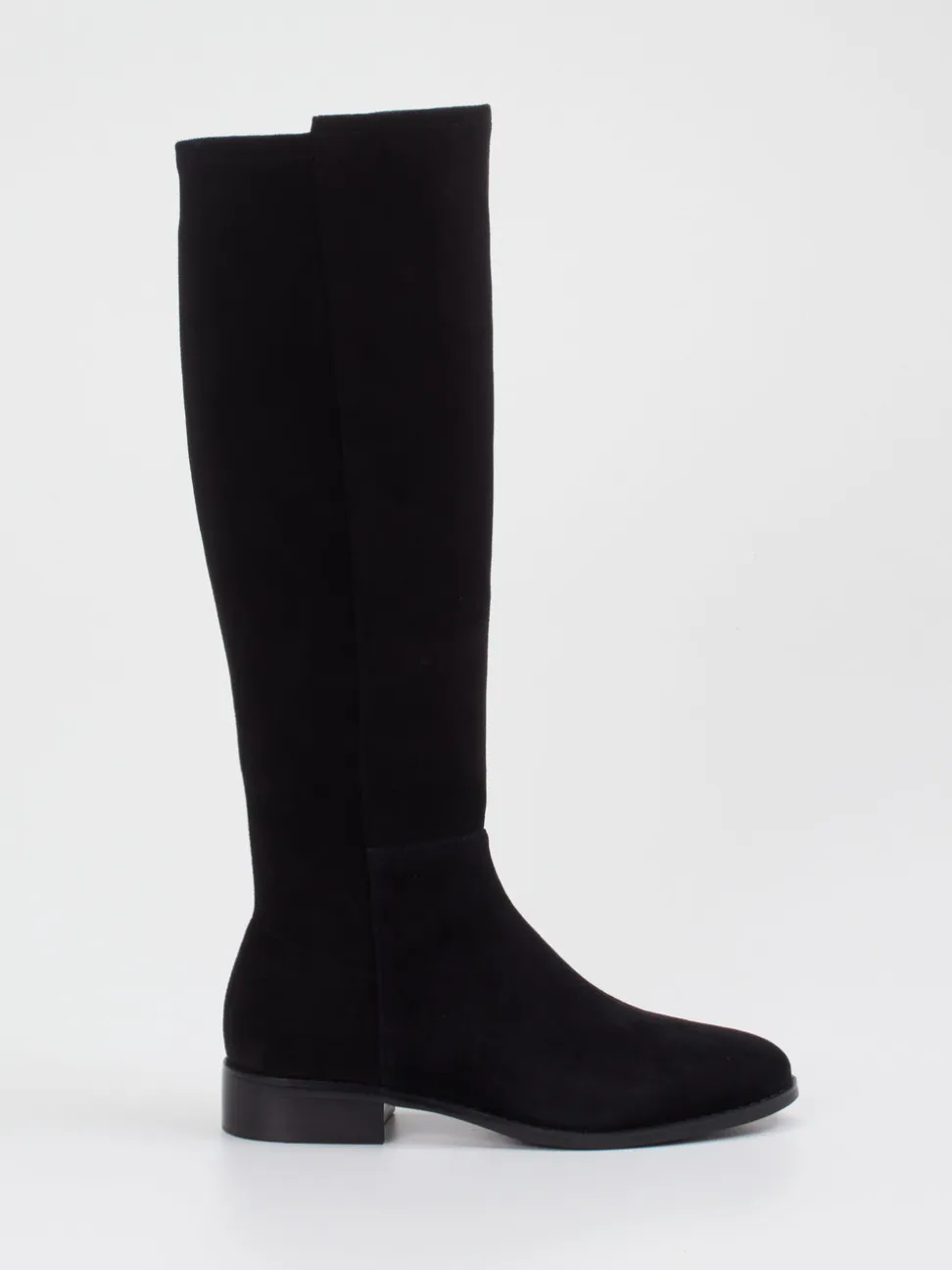 Di Lauro – Stiefel aus Veloursleder schwarz