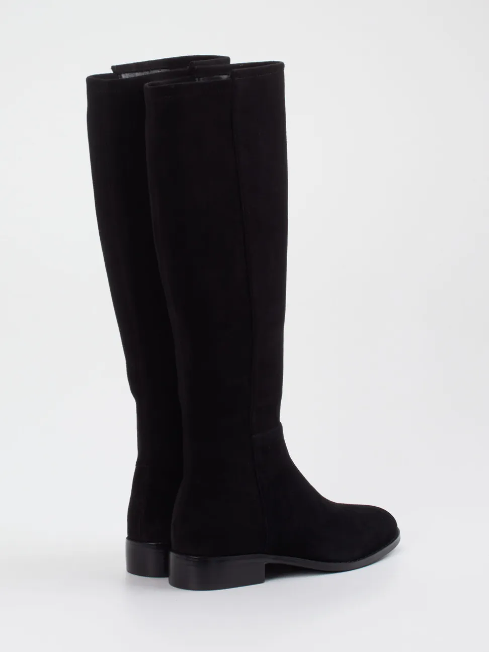 Di Lauro – Stiefel aus Veloursleder schwarz
