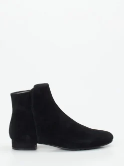 Di Lauro – Stiefelette aus Veloursleder schwarz