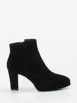Di Lauro – Stiefeletten aus Veloursleder Schwarz