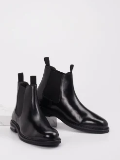 Digel – Chelsea Boots aus Kalbleder Schwarz