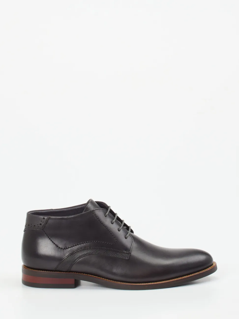 Digel – Derby Boots aus Kalbleder in Grau