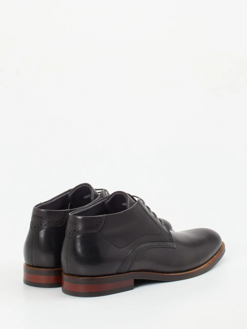 Digel – Derby Boots aus Kalbleder in Grau