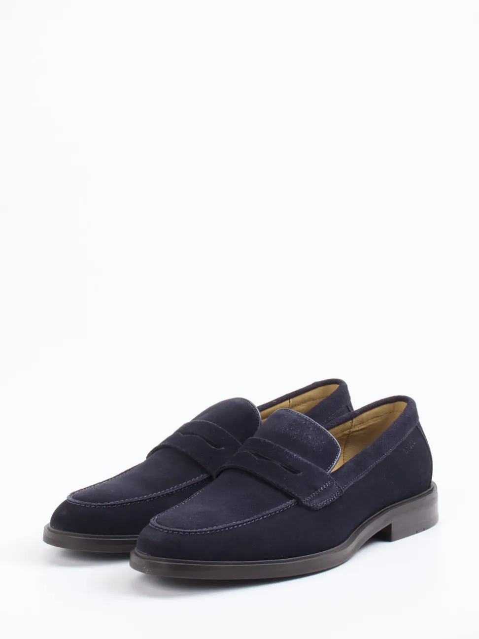 Digel – Loafer aus Veloursleder Dunkelblau