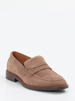 Digel – Loafer aus Veloursleder sandbeige