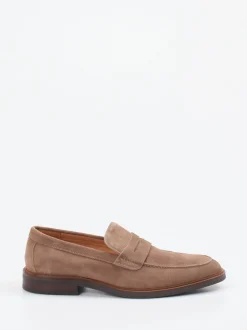 Digel – Loafer aus Veloursleder sandbeige