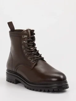 Digel – Schnürboots aus Leder dunkelbraun
