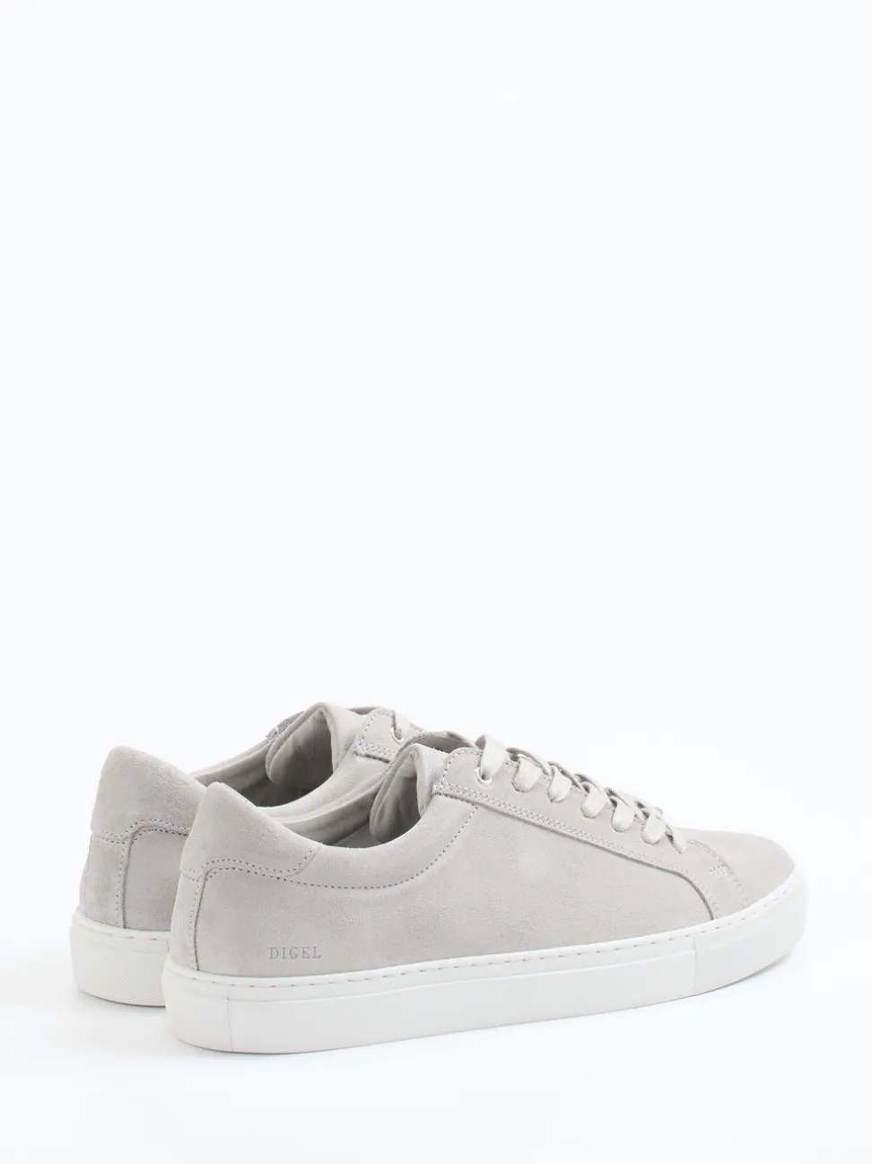 Digel – Sneaker aus Veloursleder in Grau
